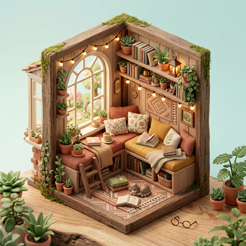 Example: Isometric miniature room